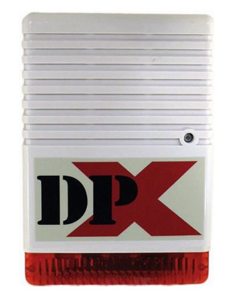 K�lt�ri akkumul�toros hang- �s f�nyjelz�, szabot�zsv�dett, 120dB, DPX 128